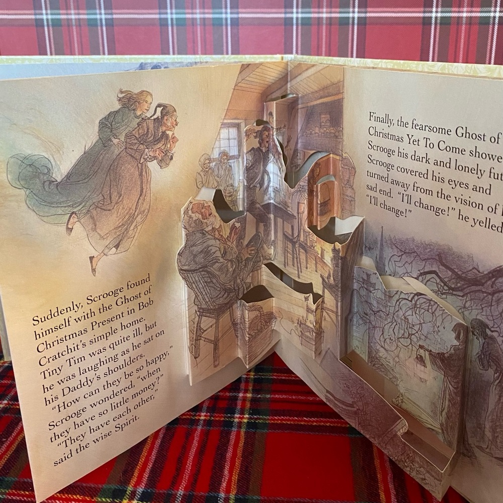 📖1993 A Christmas Carol Pop-Up Book - Picture 5 of 11
